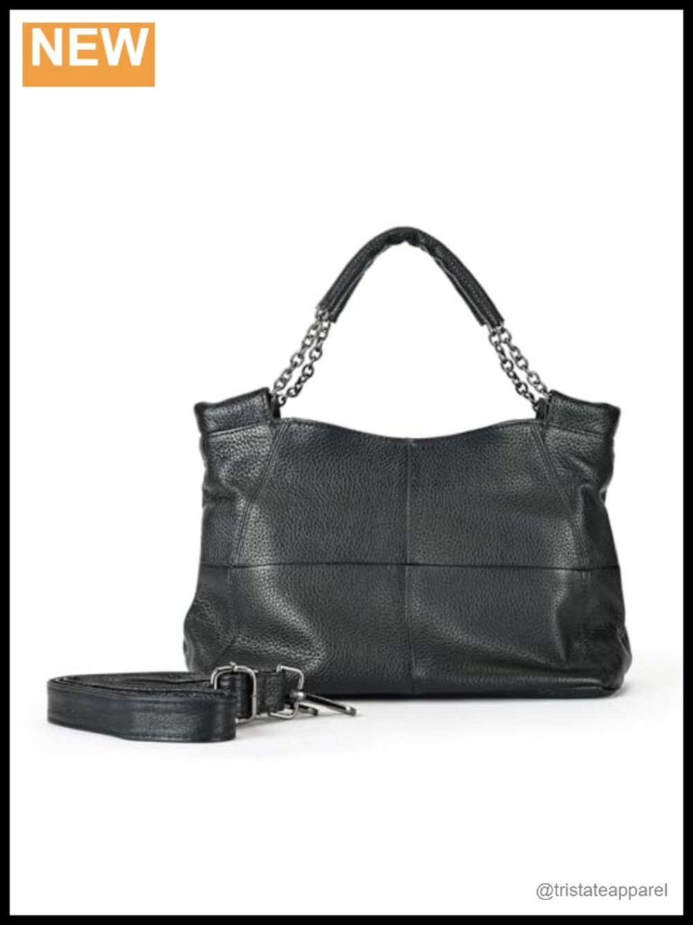 Genuine Leather Hobo Shoulder Crossbody Satchel Bag Medium